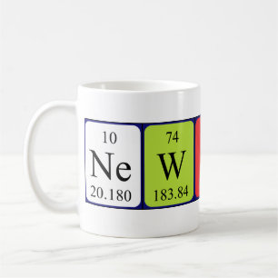 Namen-Tasse periodischer Tabelle Newtons Kaffeetasse