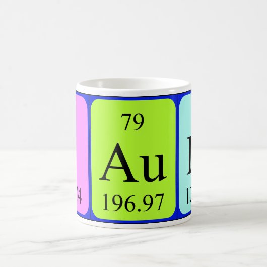 Namen-Tasse periodischer Tabelle Paulas Kaffeetasse (Mittel)