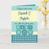 Namen Türkisch-gelber kleiner Junge hinzufügen Karte (Gelbe Blume)