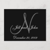 Namen und Ankündigung der Hochzeit der ersten Mono (Vorderseite)