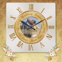 Namen und Foto 50 Jahre Hochzeitstag Geschenk