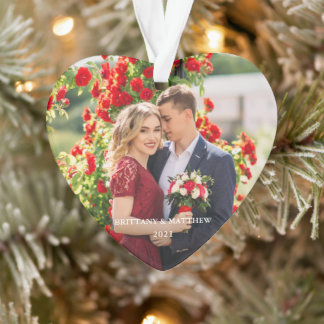 Namen und Foto des Jahres Ornament