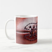 Namen-und Monogramm-oder Zahl-Vintage Kaffeetasse (Links)