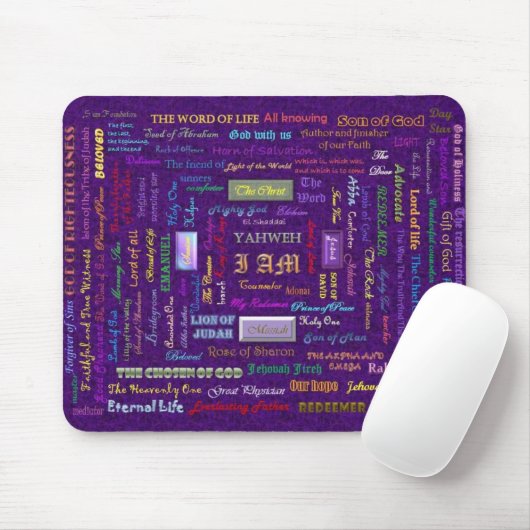Namen von Gott mousepad (Mit Mouse)