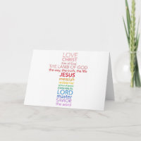 Namen von Jesus-Kreuz