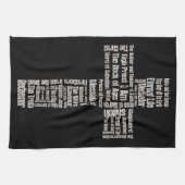 Namen von Jesus-Kreuz Küchentuch (Horizontal)