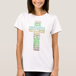 Namen von Jesus-Kreuz T-Shirt