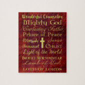 Namen von Jesus-Puzzlespiel Puzzle (Vertikal)