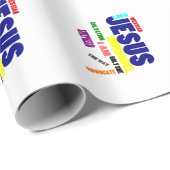 Namen von Jesus Umhüllungspapier Geschenkpapier (Rolleneckpunkt)