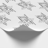 Namen von Jesus Weihnachtswrapping Papier Geschenkpapier (Ecke)