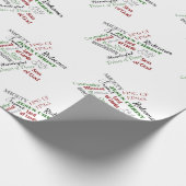 Namen von Jesus Weihnachtswrapping Papier Geschenkpapier (Ecke)