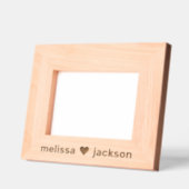 Namen von Liebe Herzkollegen Geätzte Rahmen (Links)