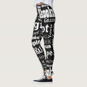 Namen von Sasquatch Leggings im Schwarzen (Links)