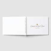 Namens-Kalligrafie-Monogramm Herz Gästebuch (Voll)