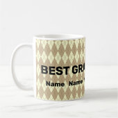 Namensänderung Großvater Bester Großvater je Kaffeetasse (Links)