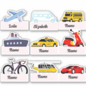 Namensaufkleber für benutzerdefinierte Kinder, Zol Aufkleber (Vorderseite)