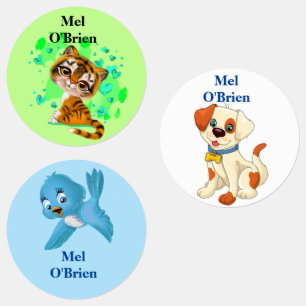 Namensaufkleber für Kinder Etiketten