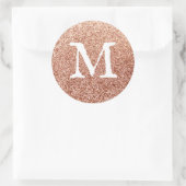 Namensaufkleber Runder Aufkleber (Tasche)