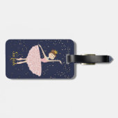Namensballerina Gepäckanhänger (Rückseite horizontal)