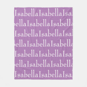 Namensdecke Fleecedecke