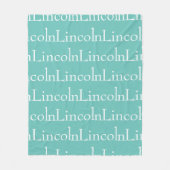 Namensdecke Fleecedecke (Vorderseite)