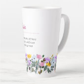 Namensdefinition mit einfacher Wildblume Milchtasse (Rechte Ecke)