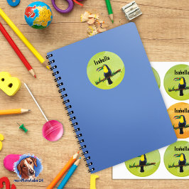 Namensetiketten - Tucan Aquarell | wasserfest  Etiketten