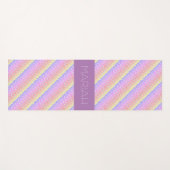 Namensfarben mit Individuelle Name Yogamatte (Vorderseite (Horizontal))