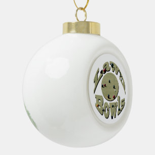 Namensgebung für Rasen, Keramik Kugel-Ornament