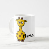 Namensgiraffe Kaffeetasse (Vorderseite Links)