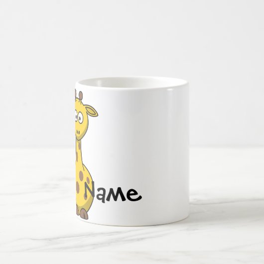 Namensgiraffe Kaffeetasse (Mittel)