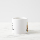 Namensgitarre mit Sonnenblume anpassen Espressotasse (Vorderseite)