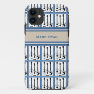 Namensgitarren-Musikmuster Case-Mate iPhone Hülle