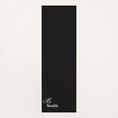 Namensherr Smith Black Yogamatte (Vorderseite)