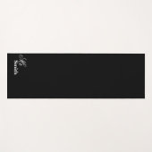 Namensherr Smith Black Yogamatte (Vorderseite (Horizontal))