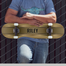 Namensinitialen hinzufügen, Skateboarder für metal