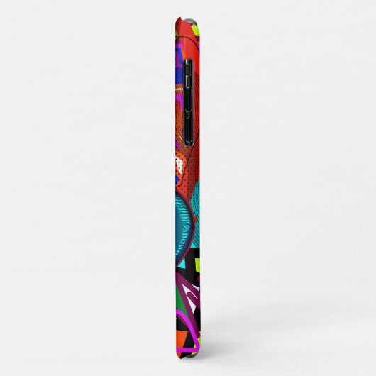 Namensinitialen mit musikalischer Note Case-Mate iPhone Hülle (Hinten/Links)