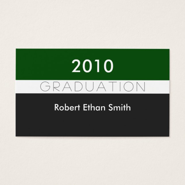 Namenskarte (Vorderseite)