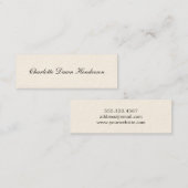 Namenskarte der eleganten (Vorne/Hinten)