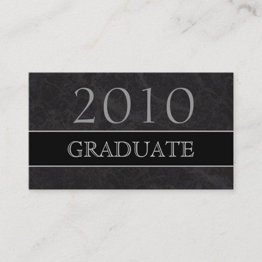 Namenskarte des graduierten Profil-2010 - (Vorderseite)