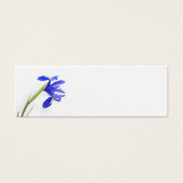 Namenskarte für den Hochzeitsplatz - lila Iris-Blu