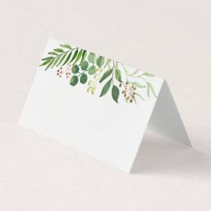 Namenskarte für den Hochzeitsplatz mit böhmischen 