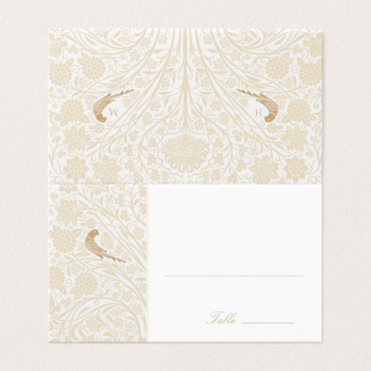 Namenskarte Hochstelltisch (Außenseite Aufgefaltet)