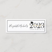 Namenskarten des personalisierten Abschlusses (Vorderseite)