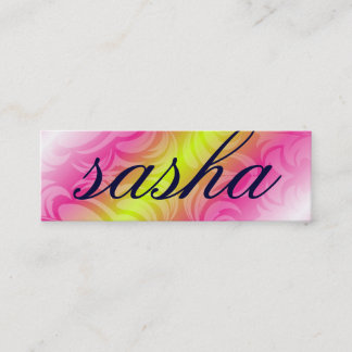 Namenskarten-Rosa-Zucker des geschäfts-311-Custom Mini Visitenkarte