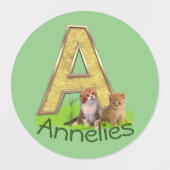 Namenslisten Etiketten (Design 2)