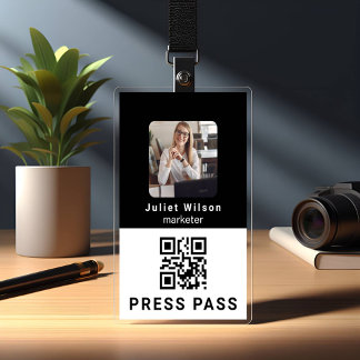 Namensmarken cooles QS-Medien drücken ID-Abzeichen Ausweis