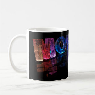NamensMorgan in 3D beleuchtet (Fotografie) Kaffeetasse