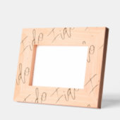 Namensmuster für Etched Wood Pet Timeless Keepake Geätzte Rahmen (Links)