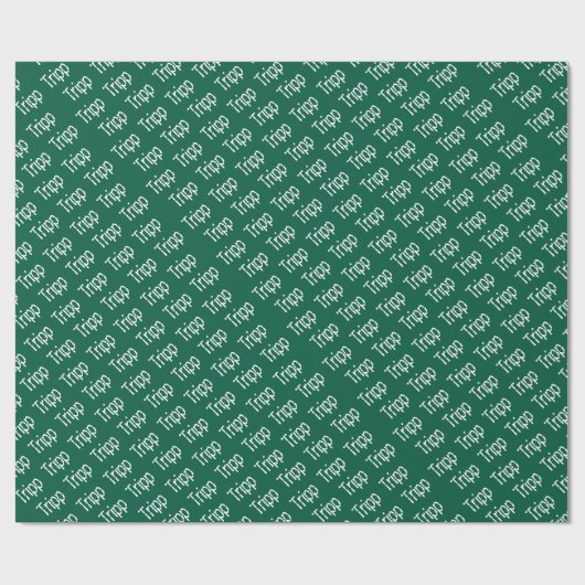 Namenspapier Geschenkpapier (Flach)